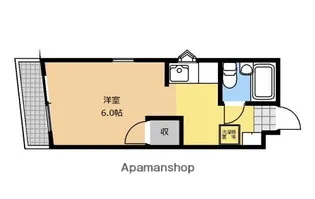 矢部コーポフロンティア【207号室】の間取り