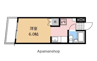 矢部コーポフロンティア【303号室】の間取り