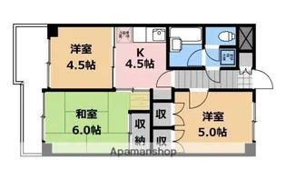 コーヴ・レジデンス【402号室】の間取り