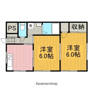 山久マンション【3階】の間取り