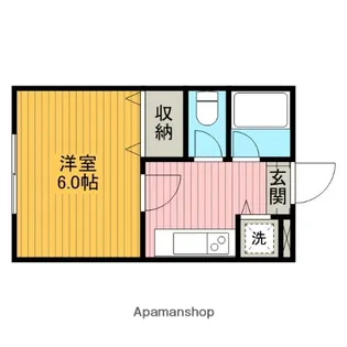 グリーンハウス弥栄【1階】の間取り