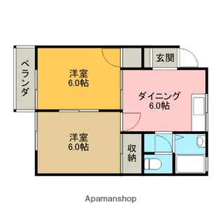 メゾン寿【1階】の間取り