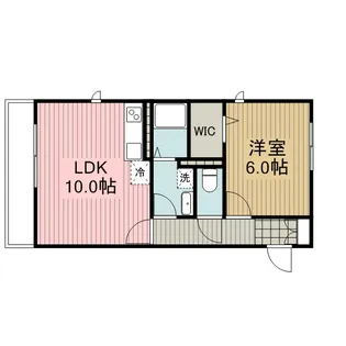 プレヴェール南林間【2階】の間取り