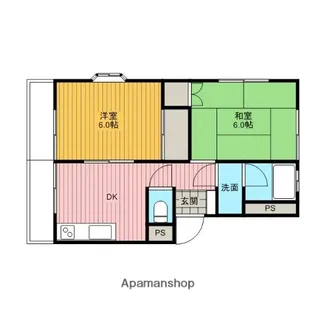 ナインマンション【1階】の間取り