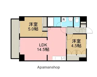 スカイハイツ星が丘【9階】の間取り