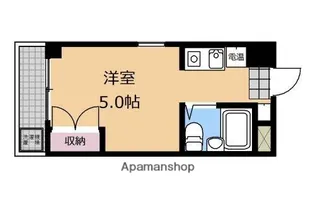 1Rの間取り画像