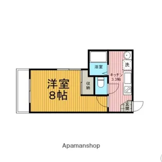 ル・マノアールグラシオ【101号室】の間取り