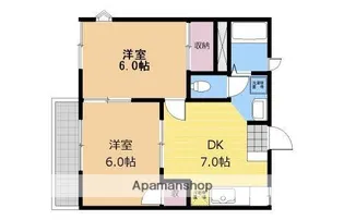 グリーンハイツ青山【203号室】の間取り