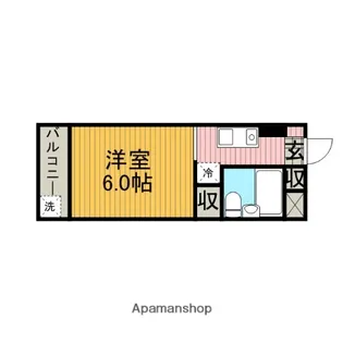 スカイコート淵野辺第3【3階】の間取り