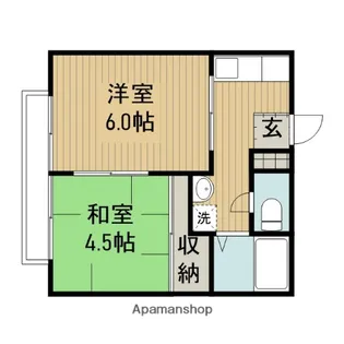 サンシティⅠ【1階】の間取り