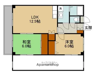 クレスト星ヶ丘【2階】の間取り