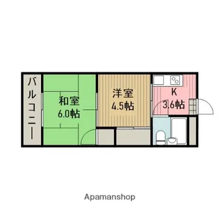 カインドハウス相生B【1階】の間取り