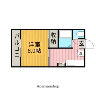 コーポ若松【2階】の間取り