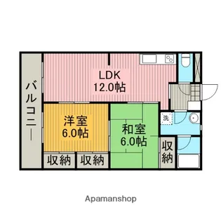 シャングリラコスモ【5階】の間取り