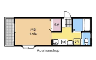 バンビードⅡ【105号室】の間取り