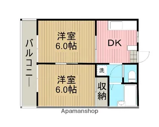 セイコーハイム【3階】の間取り