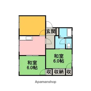 メゾンA【2階】の間取り
