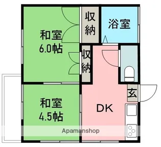 シノザキハイム【2階】の間取り