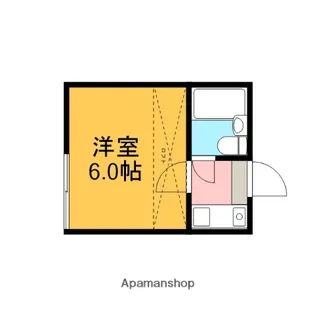 プラザ ドゥ デボンB【1階】の間取り