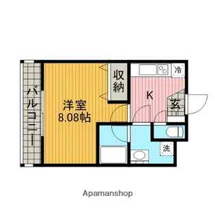 神奈川県相模原市中央区相模原4丁目【マンション】の間取り