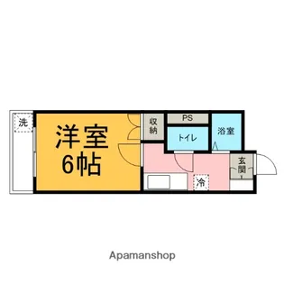 メゾンドール常盤【3階】の間取り