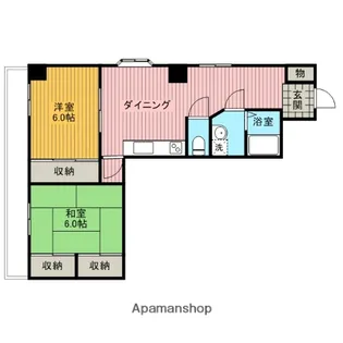 エターナル千代田【201号室】の間取り