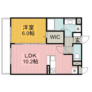 ヴィクトワール 参番館【1階】の間取り