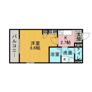 インパレス【3階】の間取り