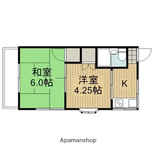 コーポマリッド【2階】の間取り