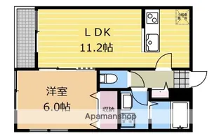 パピヨン100【204号室】の間取り