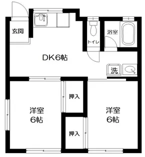 グリーンハイツ麻溝台【1階】の間取り