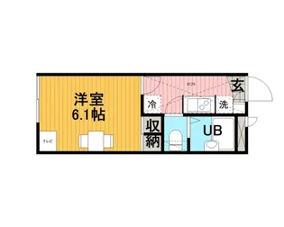 レオパレス相模が丘イースト【1階】の間取り