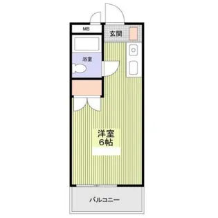 メイプルハウス町田【403号室】の間取り