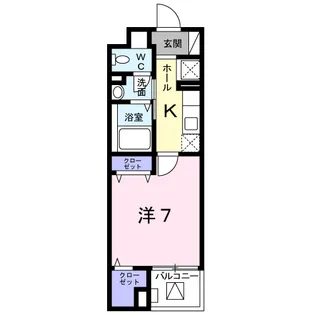 リヴェール【4階】の間取り