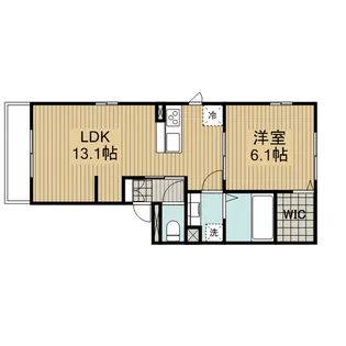 レクエルドK【1階】の間取り