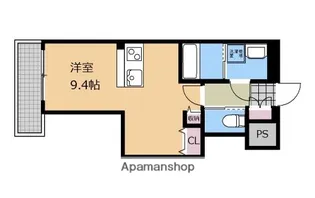 ガーデンハイツ淵野辺【4階】の間取り