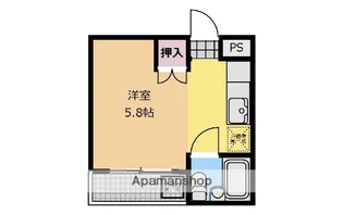 マンションウエルストン【202号室】の間取り