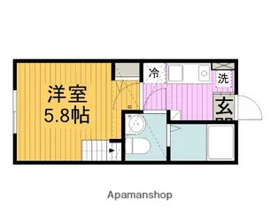 アールガーランド南台【2階】の間取り