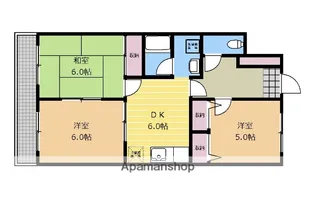 メゾンアゼリア【1階】の間取り