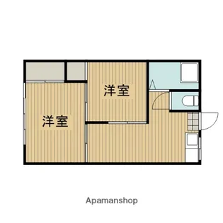 忠生ハイム【203号室】の間取り