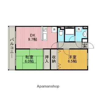 ローザヴィヴァーチェ【3階】の間取り