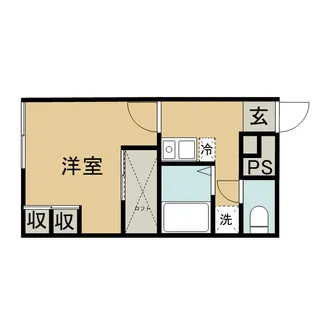 レオパレスソレイユⅡ【1階】の間取り