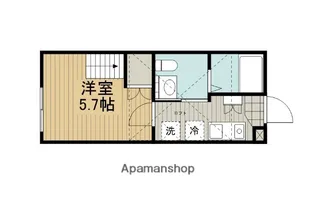 THE FLAT 淵野辺【2階】の間取り