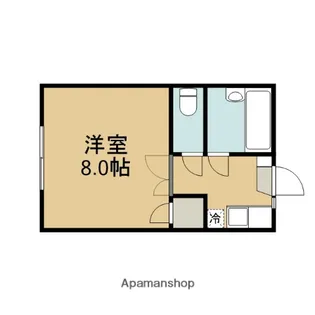 ハイツゆーかりⅡ【1階】の間取り