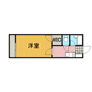 レオパレスグランドコート【4階】の間取り