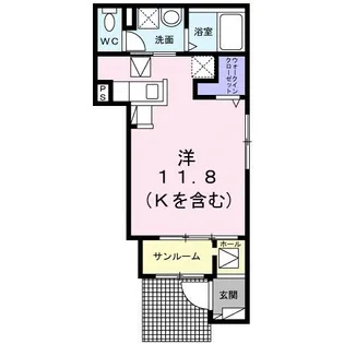 FIT 7CASTLE【1階】の間取り