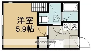 ティナ 小田急相模原【1階】の間取り