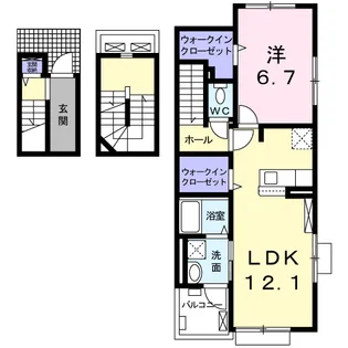 エクシードⅢ【3階】の間取り