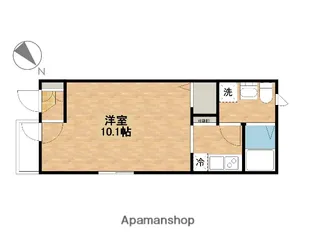 高根テラス【302号室】の間取り