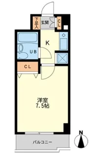 デイム橋本【6階】の間取り